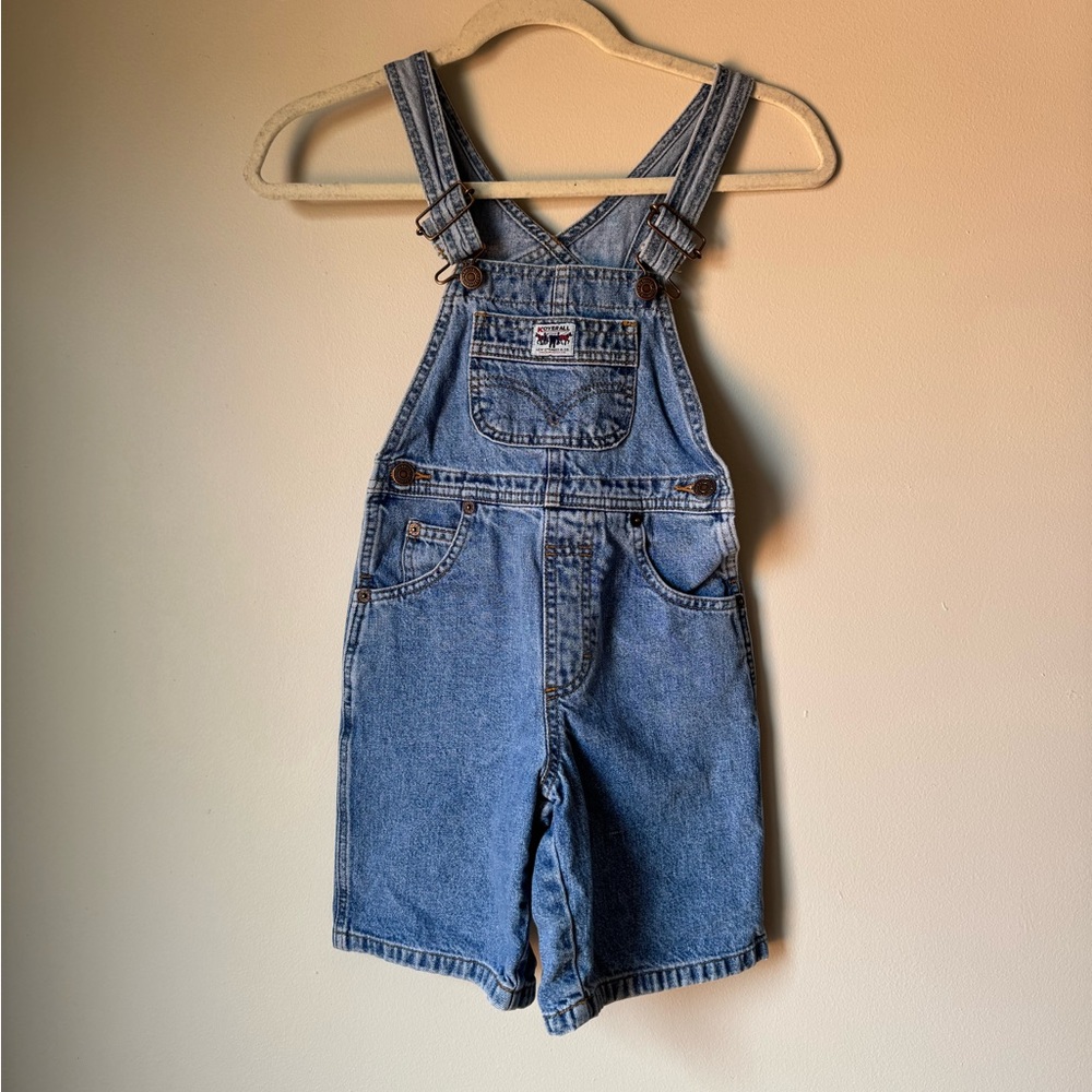 RARE Vintage Levi’s Shortalls, 90’s white tab, Vintage 6Y Levi’s Bib Shortalls